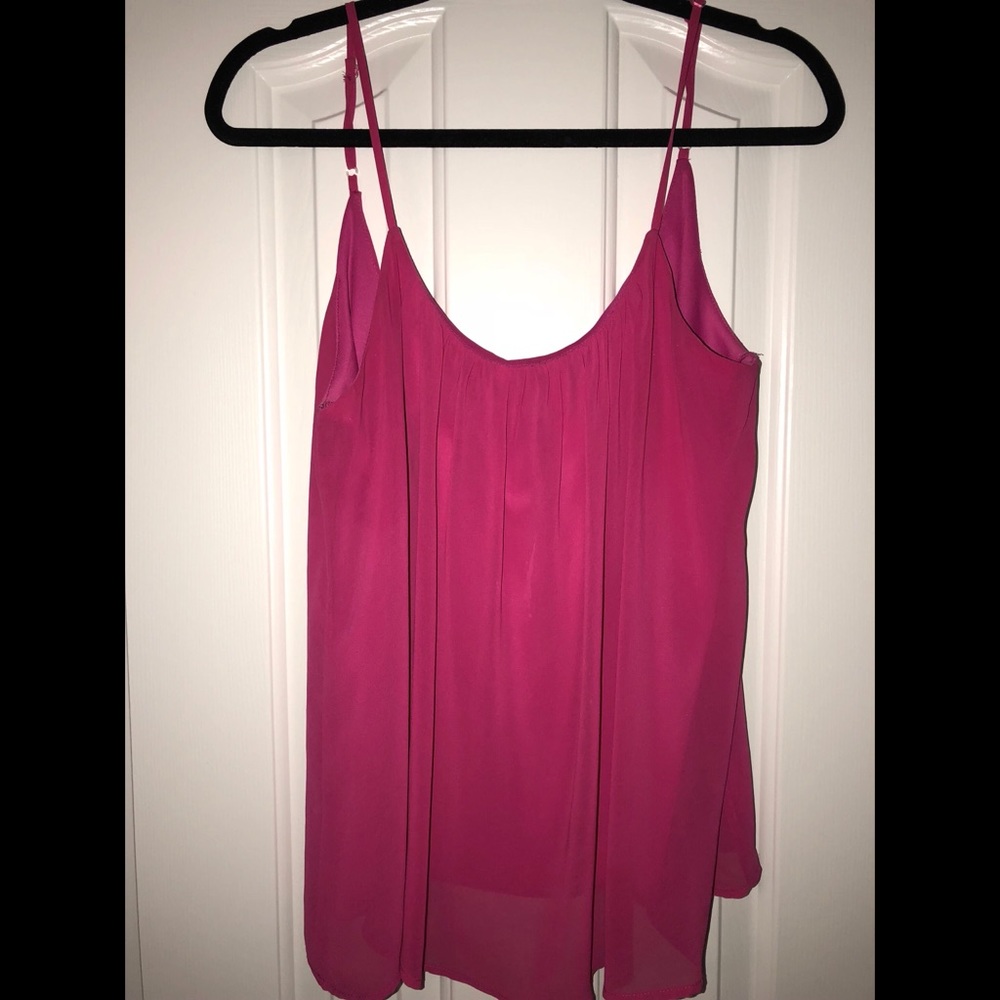 Dainty Hooligan size large hot pink tank top